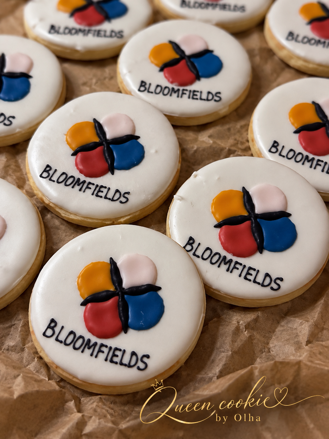 Custom Branded Logo Cookies – Bloomfields
