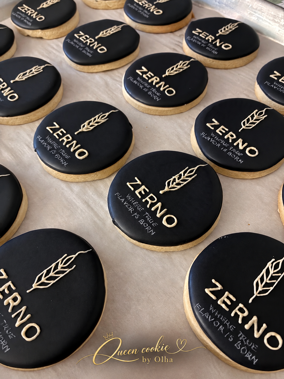 Custom Business Logo Cookies – ZERNO