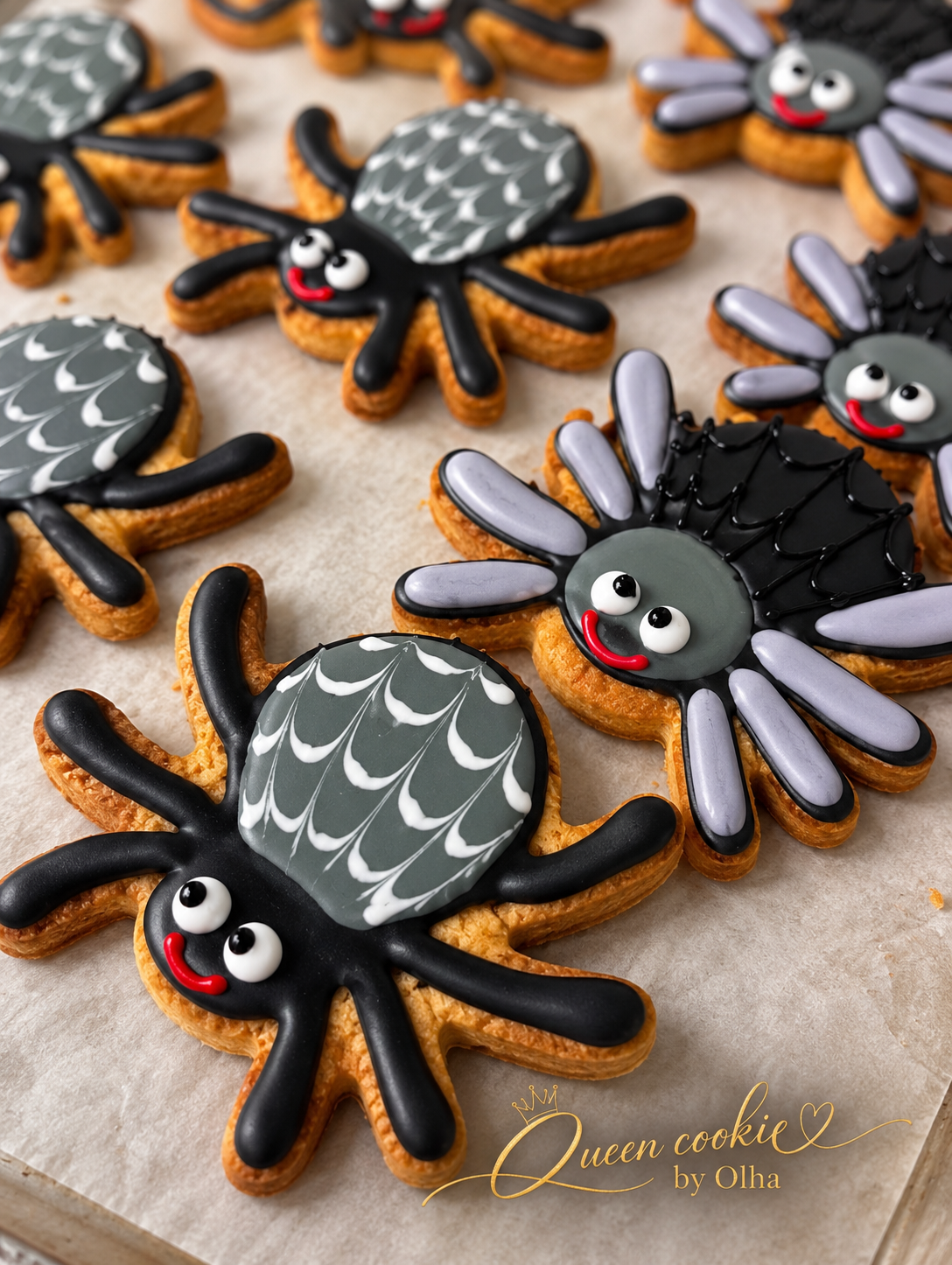 Halloween Spider Cookies