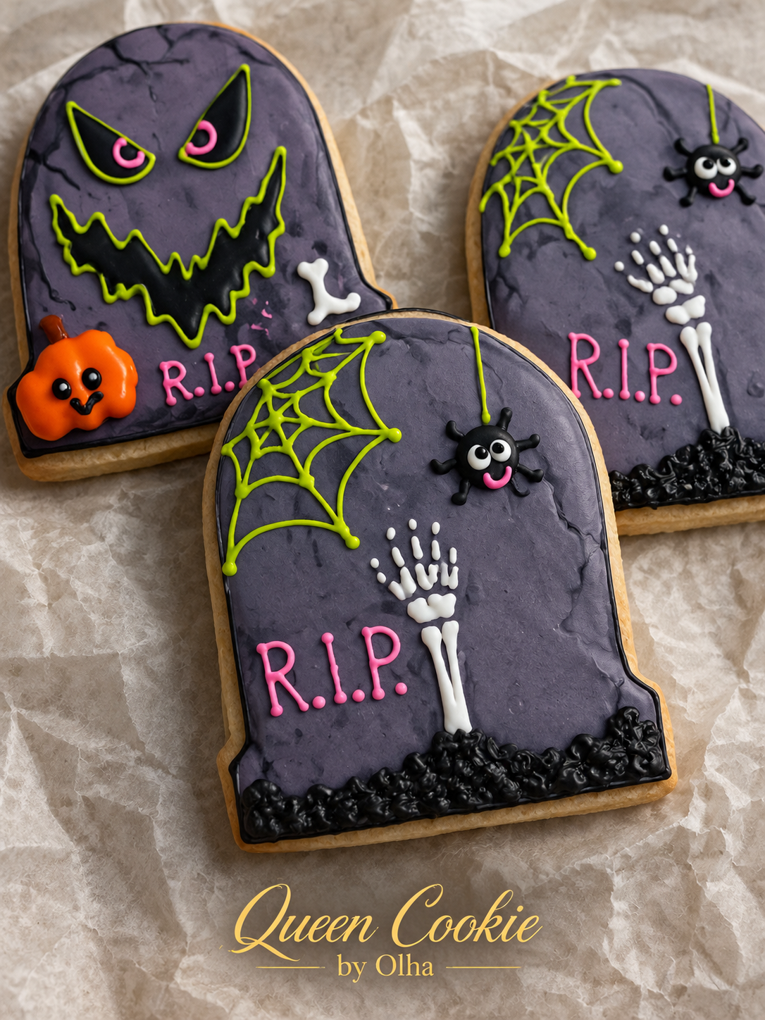 Halloween Tombstone Cookies