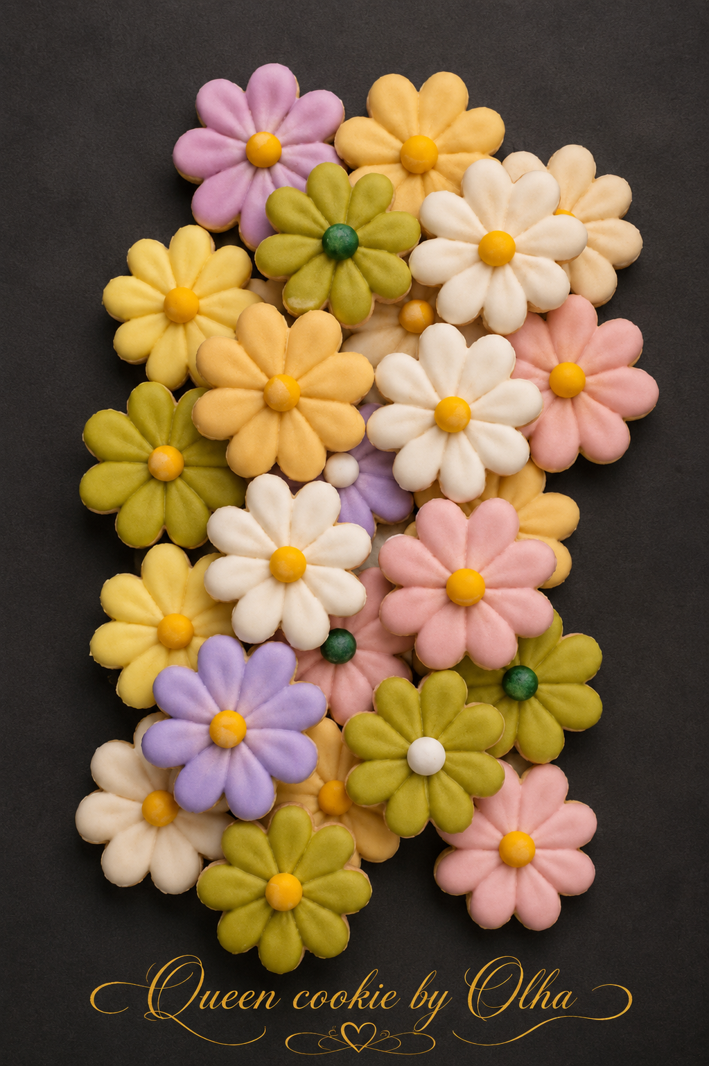 Mini Flower Cookies