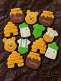 Winnie the Pooh Baby Shower Cookies